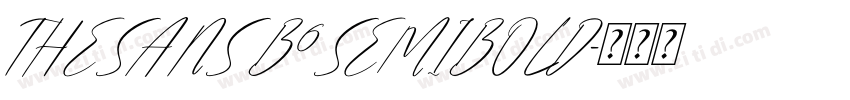 THESANS B6SEMIBOLD字体转换